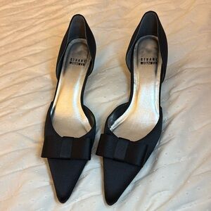Stuart Weitzman Vintage Silk Kitten Heels size 8